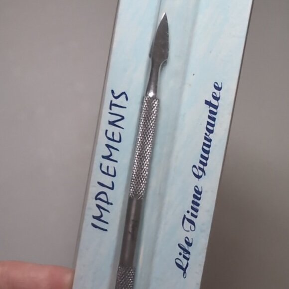 3/$20 MAYA Professional Cuticle Pusher Implement Surgical Steel Manicure Nails - Picture 6 of 9
